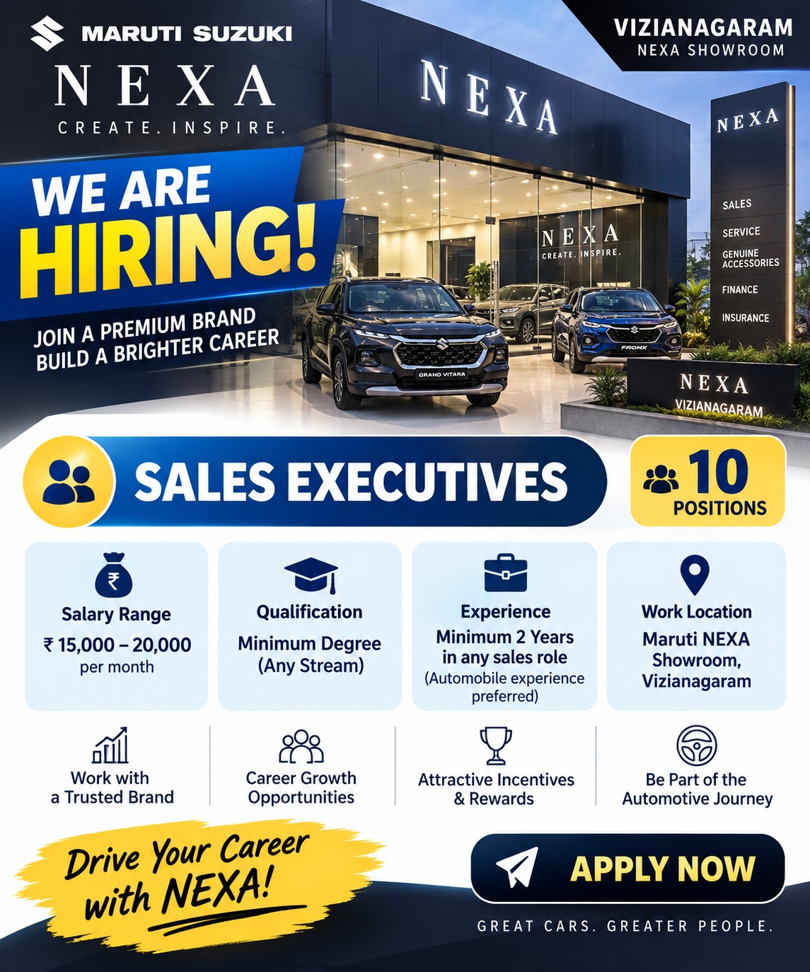 Maruti Suzuki Nexa — Multiple Openings